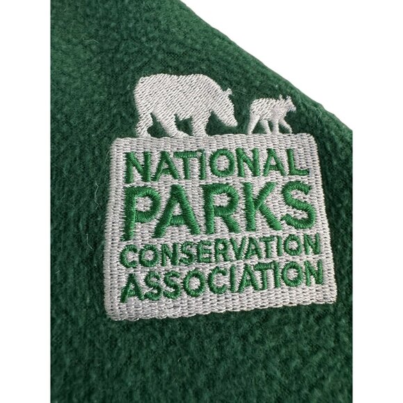 National Parks Conservation Association Green Fleece Blanket 60"x40" Lightweight - Picture 5 of 5